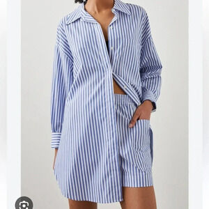 Rails Joey Rivera blue and white striped shirt. NWT size S